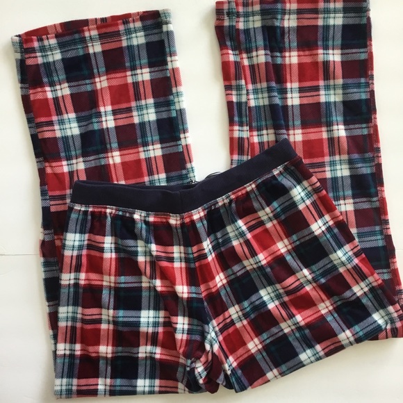 Nautica Women’s 2 Piece Fleece Pajama’s Plaid Size S - Picture 7 of 12
